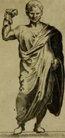 An illustration from Octauij Ferrarij Analecta de re vestiaria, siue, Exercitationes ad Alberti Rubenij Commentarium de re vestiaria, & lato clauo : accessit Dissertatio de veterum lucernis sepulchralibus (1670)
