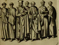 An illustration from Octauij Ferrarij Analecta de re vestiaria, siue, Exercitationes ad Alberti Rubenij Commentarium de re vestiaria, & lato clauo : accessit Dissertatio de veterum lucernis sepulchralibus (1670)