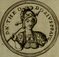 An illustration from Octauij Ferrarij Analecta de re vestiaria, siue, Exercitationes ad Alberti Rubenij Commentarium de re vestiaria, & lato clauo : accessit Dissertatio de veterum lucernis sepulchralibus (1670)