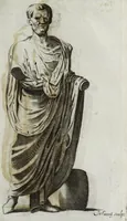 An illustration from Octavii Ferrari de re vestiaria, libri septem : quatuor postremi nunc primum prodeunt : reliqui emendatiores & auctiores .. (1654)
