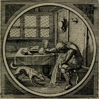 An illustration from Octoginta emblemata moralia nova : e sacris literis petita, formandis ad veram pietatem accommodata, & elegantibus picturis aeri incisis repraesentata (1630)