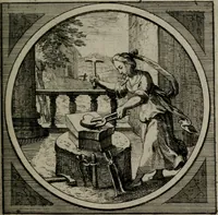 Picture 46 of 76 from Octoginta emblemata moralia nova : e sacris literis petita, formandis ad veram pietatem accommodata, & elegantibus picturis aeri incisis repraesentata (1630), leaf 204