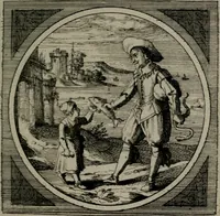 An illustration from Octoginta emblemata moralia nova : e sacris literis petita, formandis ad veram pietatem accommodata, & elegantibus picturis aeri incisis repraesentata (1630)