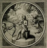 An illustration from Octoginta emblemata moralia nova : e sacris literis petita, formandis ad veram pietatem accommodata, & elegantibus picturis aeri incisis repraesentata (1630)