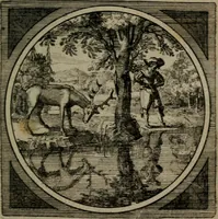 Picture 71 of 76 from Octoginta emblemata moralia nova : e sacris literis petita, formandis ad veram pietatem accommodata, & elegantibus picturis aeri incisis repraesentata (1630), leaf 308