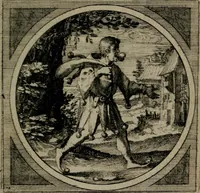 An illustration from Octoginta emblemata moralia nova : e sacris literis petita, formandis ad veram pietatem accommodata, & elegantibus picturis aeri incisis repraesentata (1630)