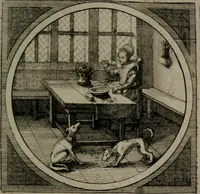 Picture 20 of 76 from Octoginta emblemata moralia nova : e sacris literis petita, formandis ad veram pietatem accommodata, & elegantibus picturis aeri incisis repraesentata (1630), leaf 88