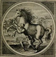 An illustration from Octoginta emblemata moralia nova : e sacris literis petita, formandis ad veram pietatem accommodata, & elegantibus picturis aeri incisis repraesentata (1630)