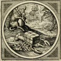 Picture 36 of 84 from Octoginta emblemata moralia nova, e sacris literis petita, formandis ad veram pietatem accommodata, & elegantibus picturis aeri incisis repraesentata (1630), leaf 150