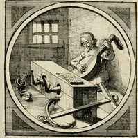An illustration from Octoginta emblemata moralia nova, e sacris literis petita, formandis ad veram pietatem accommodata, & elegantibus picturis aeri incisis repraesentata (1630)