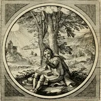 An illustration from Octoginta emblemata moralia nova, e sacris literis petita, formandis ad veram pietatem accommodata, & elegantibus picturis aeri incisis repraesentata (1630)