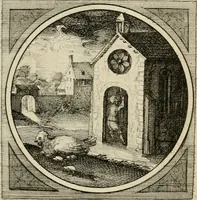 Picture 62 of 84 from Octoginta emblemata moralia nova, e sacris literis petita, formandis ad veram pietatem accommodata, & elegantibus picturis aeri incisis repraesentata (1630), leaf 262
