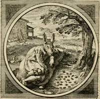 Picture 70 of 84 from Octoginta emblemata moralia nova, e sacris literis petita, formandis ad veram pietatem accommodata, & elegantibus picturis aeri incisis repraesentata (1630), leaf 294