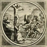 An illustration from Octoginta emblemata moralia nova, e sacris literis petita, formandis ad veram pietatem accommodata, & elegantibus picturis aeri incisis repraesentata (1630)