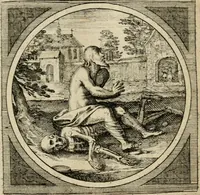 An illustration from Octoginta emblemata moralia nova, e sacris literis petita, formandis ad veram pietatem accommodata, & elegantibus picturis aeri incisis repraesentata (1630)