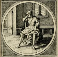 An illustration from Octoginta emblemata moralia nova, e sacris literis petita, formandis ad veram pietatem accommodata, & elegantibus picturis aeri incisis repraesentata (1630)