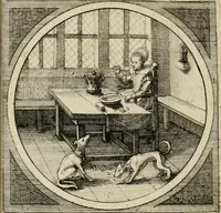 Picture 23 of 84 from Octoginta emblemata moralia nova, e sacris literis petita, formandis ad veram pietatem accommodata, & elegantibus picturis aeri incisis repraesentata (1630), leaf 98