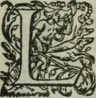 An illustration from Oeuures morales et diuersifiees en histoires, pleines de beaux exemples, enrichies d'enseignemens vertueux, & embellies de plusieurs sentences & discours. Lé tout tiré des plus signalez & remarquables autheurs grecs, latins & françois, qui ont escrit de tout temps, pour l'enseignement de toutes personnes, qui aspirent à vertu & philosphie chrestienne. Reueues, corrigées & augmentées de plus des deux tiers, outre la precedente impression (1584)