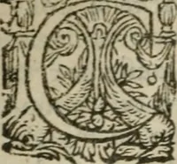 An illustration from Oeuures morales et diuersifiees en histoires, pleines de beaux exemples, enrichies d'enseignemens vertueux, & embellies de plusieurs sentences & discours. Lé tout tiré des plus signalez & remarquables autheurs grecs, latins & françois, qui ont escrit de tout temps, pour l'enseignement de toutes personnes, qui aspirent à vertu & philosphie chrestienne. Reueues, corrigées & augmentées de plus des deux tiers, outre la precedente impression (1584)