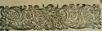 An illustration from Oeuures morales et diuersifiees en histoires, pleines de beaux exemples, enrichies d'enseignemens vertueux, & embellies de plusieurs sentences & discours. Lé tout tiré des plus signalez & remarquables autheurs grecs, latins & françois, qui ont escrit de tout temps, pour l'enseignement de toutes personnes, qui aspirent à vertu & philosphie chrestienne. Reueues, corrigées & augmentées de plus des deux tiers, outre la precedente impression (1584)