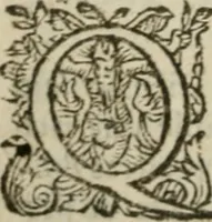 An illustration from Oeuures morales et diuersifiees en histoires, pleines de beaux exemples, enrichies d'enseignemens vertueux, & embellies de plusieurs sentences & discours. Lé tout tiré des plus signalez & remarquables autheurs grecs, latins & françois, qui ont escrit de tout temps, pour l'enseignement de toutes personnes, qui aspirent à vertu & philosphie chrestienne. Reueues, corrigées & augmentées de plus des deux tiers, outre la precedente impression (1584)
