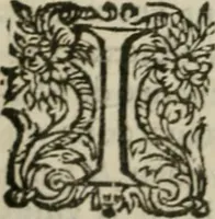 An illustration from Oeuures morales et diuersifiees en histoires, pleines de beaux exemples, enrichies d'enseignemens vertueux, & embellies de plusieurs sentences & discours. Lé tout tiré des plus signalez & remarquables autheurs grecs, latins & françois, qui ont escrit de tout temps, pour l'enseignement de toutes personnes, qui aspirent à vertu & philosphie chrestienne. Reueues, corrigées & augmentées de plus des deux tiers, outre la precedente impression (1584)