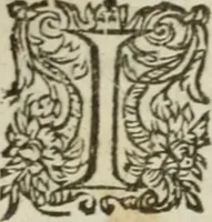 An illustration from Oeuures morales et diuersifiees en histoires, pleines de beaux exemples, enrichies d'enseignemens vertueux, & embellies de plusieurs sentences & discours. Lé tout tiré des plus signalez & remarquables autheurs grecs, latins & françois, qui ont escrit de tout temps, pour l'enseignement de toutes personnes, qui aspirent à vertu & philosphie chrestienne. Reueues, corrigées & augmentées de plus des deux tiers, outre la precedente impression (1584)