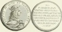 An illustration from Oeuvre du chevalier Hedlinger, ou, Recueil des medailles de ce celebre artiste, gravées en taille douce, accompagnées d'une explication historique et critique, et précédées de la vie de l'auteur (1778)
