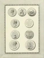 An illustration from Oeuvre du chevalier Hedlinger, ou, Recueil des medailles de ce celebre artiste, gravées en taille douce, accompagnées d'une explication historique et critique, et précédées de la vie de l'auteur (1778)