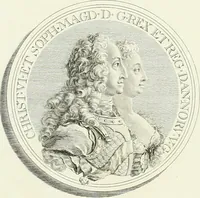 An illustration from Oeuvre du chevalier Hedlinger, ou, Recueil des medailles de ce celebre artiste, gravées en taille douce, accompagnées d'une explication historique et critique, et précédées de la vie de l'auteur (1778)