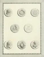 An illustration from Oeuvre du chevalier Hedlinger, ou, Recueil des medailles de ce celebre artiste, gravées en taille douce, accompagnées d'une explication historique et critique, et précédées de la vie de l'auteur (1778)