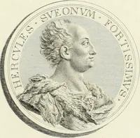An illustration from Oeuvre du chevalier Hedlinger, ou, Recueil des medailles de ce celebre artiste, gravées en taille douce, accompagnées d'une explication historique et critique, et précédées de la vie de l'auteur (1778)