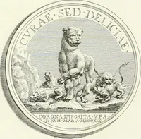 Picture 39 of 191 from Oeuvre du chevalier Hedlinger, ou, Recueil des medailles de ce celebre artiste, gravées en taille douce, accompagnées d'une explication historique et critique, et précédées de la vie de l'auteur (1778), leaf 60