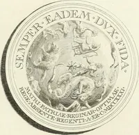 An illustration from Oeuvre du chevalier Hedlinger, ou, Recueil des medailles de ce celebre artiste, gravées en taille douce, accompagnées d'une explication historique et critique, et précédées de la vie de l'auteur (1778)