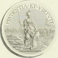 An illustration from Oeuvre du chevalier Hedlinger, ou, Recueil des medailles de ce celebre artiste, gravées en taille douce, accompagnées d'une explication historique et critique, et précédées de la vie de l'auteur (1778)