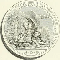 An illustration from Oeuvre du chevalier Hedlinger, ou, Recueil des medailles de ce celebre artiste, gravées en taille douce, accompagnées d'une explication historique et critique, et précédées de la vie de l'auteur (1778)
