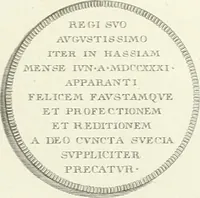 An illustration from Oeuvre du chevalier Hedlinger, ou, Recueil des medailles de ce celebre artiste, gravées en taille douce, accompagnées d'une explication historique et critique, et précédées de la vie de l'auteur (1778)