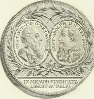 Picture 74 of 191 from Oeuvre du chevalier Hedlinger, ou, Recueil des medailles de ce celebre artiste, gravées en taille douce, accompagnées d'une explication historique et critique, et précédées de la vie de l'auteur (1778), leaf 88