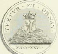 An illustration from Oeuvre du chevalier Hedlinger, ou, Recueil des medailles de ce celebre artiste, gravées en taille douce, accompagnées d'une explication historique et critique, et précédées de la vie de l'auteur (1778)