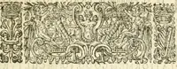 An illustration from Of the advancement and proficience of learning; or, The partitions of sciences, IX bookes. Written in Latin by the most eminent, illustrious Lord Francis Bacon (1640)