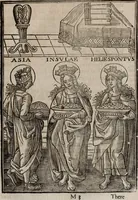 An illustration from Of the dominion, or, ownership of the sea two books. In the first is shew'd, that the sea, by the lavv of nature, or nations, is not common to all men, but capable of private dominion or proprietie, as well as the land. In the second is proved, that the dominion of the British sea, or that which incompasseth the isle of Great Britain, is, and ever hath been, a part or appendant of the empire of that island. Written at first in Latin, and entituled, Mare clausum seu, De dominio maris, by John Selden ... Translated into English; and set forth with som additional evidences and discourses (1652)