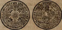 An illustration from Of the dominion, or, ownership of the sea two books. In the first is shew'd, that the sea, by the lavv of nature, or nations, is not common to all men, but capable of private dominion or proprietie, as well as the land. In the second is proved, that the dominion of the British sea, or that which incompasseth the isle of Great Britain, is, and ever hath been, a part or appendant of the empire of that island. Written at first in Latin, and entituled, Mare clausum seu, De dominio maris, by John Selden ... Translated into English; and set forth with som additional evidences and discourses (1652)