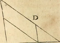 An illustration from The elements of Euclid : viz, the first six books, together with the eleventh and twelfth : the errors, by which Theon, or others, have long ago vitiated these books, are corrected, and some of Euclid's demonstrations are restored : also, The book of Euclid's data, in like manner corrected (1834)