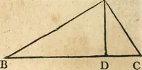 An illustration from The elements of Euclid : viz, the first six books, together with the eleventh and twelfth : the errors, by which Theon, or others, have long ago vitiated these books, are corrected, and some of Euclid's demonstrations are restored : also, The book of Euclid's data, in like manner corrected (1834)