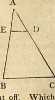 An illustration from The elements of Euclid : viz, the first six books, together with the eleventh and twelfth : the errors, by which Theon, or others, have long ago vitiated these books, are corrected, and some of Euclid's demonstrations are restored : also, The book of Euclid's data, in like manner corrected (1834)