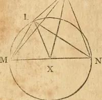 An illustration from The elements of Euclid : viz, the first six books, together with the eleventh and twelfth : the errors, by which Theon, or others, have long ago vitiated these books, are corrected, and some of Euclid's demonstrations are restored : also, The book of Euclid's data, in like manner corrected (1834)