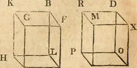 An illustration from The elements of Euclid : viz, the first six books, together with the eleventh and twelfth : the errors, by which Theon, or others, have long ago vitiated these books, are corrected, and some of Euclid's demonstrations are restored : also, The book of Euclid's data, in like manner corrected (1834)