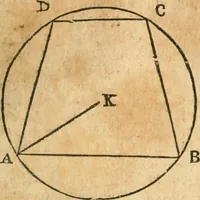 An illustration from The elements of Euclid : viz, the first six books, together with the eleventh and twelfth : the errors, by which Theon, or others, have long ago vitiated these books, are corrected, and some of Euclid's demonstrations are restored : also, The book of Euclid's data, in like manner corrected (1834)