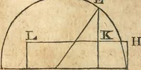 An illustration from The elements of Euclid : viz, the first six books, together with the eleventh and twelfth : the errors, by which Theon, or others, have long ago vitiated these books, are corrected, and some of Euclid's demonstrations are restored : also, The book of Euclid's data, in like manner corrected (1834)