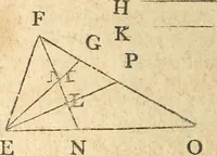 An illustration from The elements of Euclid : viz, the first six books, together with the eleventh and twelfth : the errors, by which Theon, or others, have long ago vitiated these books, are corrected, and some of Euclid's demonstrations are restored : also, The book of Euclid's data, in like manner corrected (1834)